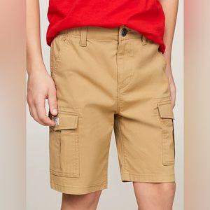 Tommy Hilfiger Side Stripes Khaki Cargo Boys’ Shorts (Gift with Purchase)